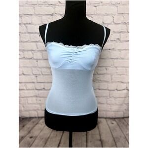 Edikted Lace Top Light Blue Small NEW